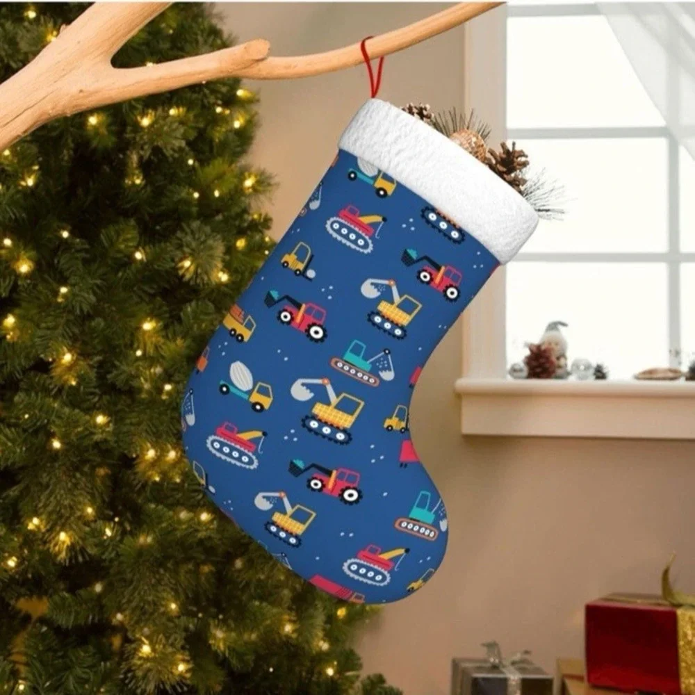Brand New Working Cane Truck‎ Tractor Machinery Christmas Stocking